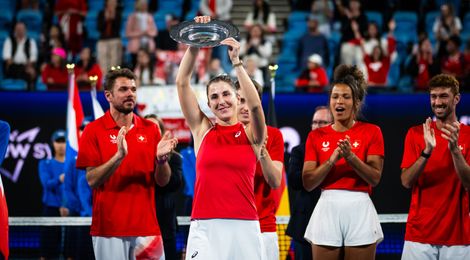 Belinda Bencic trofeo MVP United Cup 2026
