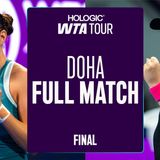 amanda anisimova jelena ostapenko doha 2025 final