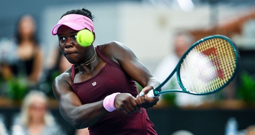 Victoria Mboko, 2026 Adelaide quarterfinals (Getty)